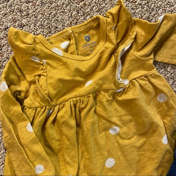 Adorable fall girls 18 month jeans and polka dot top - Picture 2 of 3